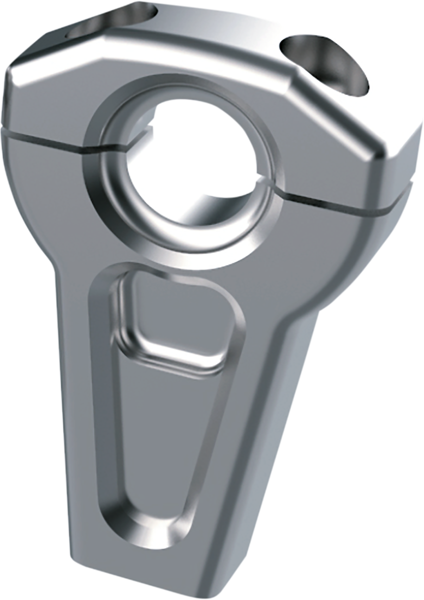 SLYFOX Handlebar Riser Kit - Straight - 1 Inch Clamping - 3-1/2 Inch Rise - Raw Finish (Part Number TM-SLY17)