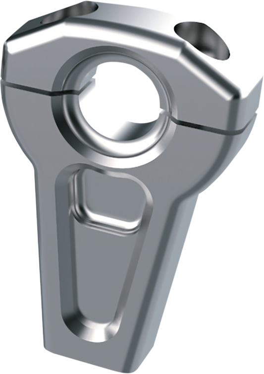 SLYFOX Handlebar Riser Kit - Straight - 1 Inch Clamping - 3-1/2 Inch Rise - Raw Finish (Part Number TM-SLY17)