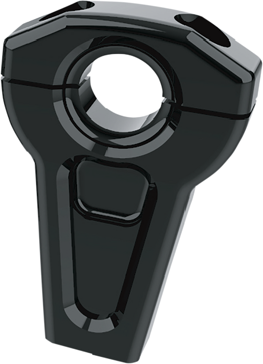 SLYFOX Handlebar Riser Kit - Straight, 1-Inch Clamping, 3-1/2-Inch Rise - Black (Part Number: TM-SLY18)