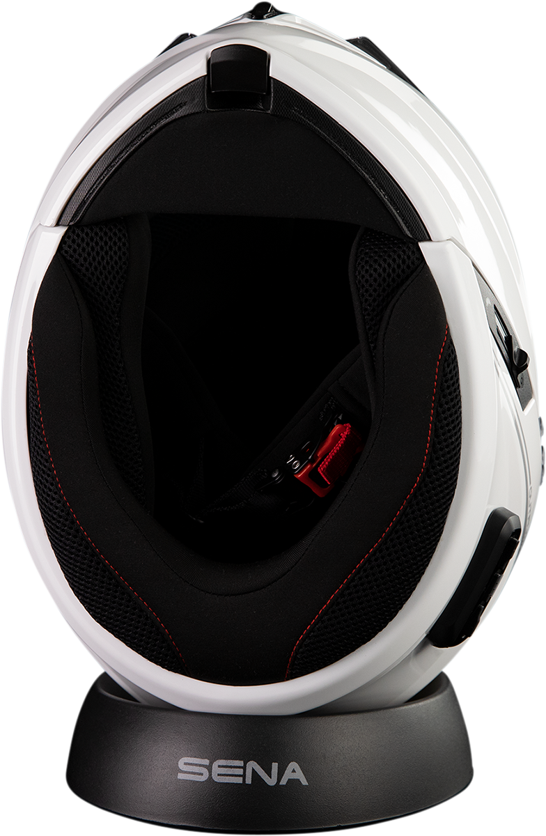 SENA Outrush R Helmet - White - Medium (Part #OUTRUSHR-GW00M3)