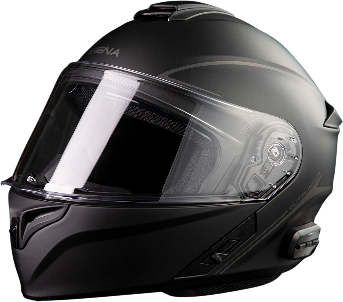 SENA Outrush R Helmet 2XL in Black - Model OUTRUSHR-MBXXL3