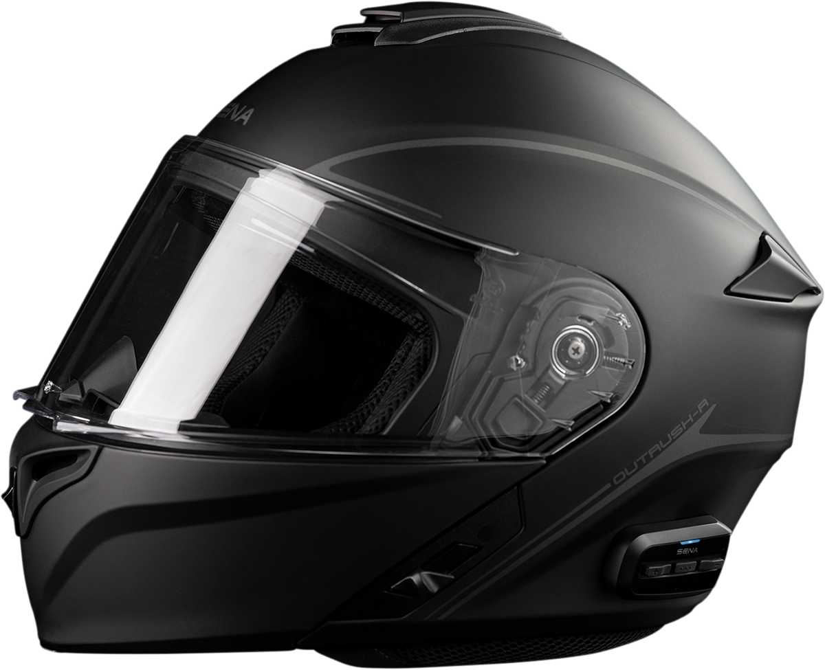 SENA Outrush R Helmet - Black - Medium (Part Number: OUTRUSHR-MB00M3)