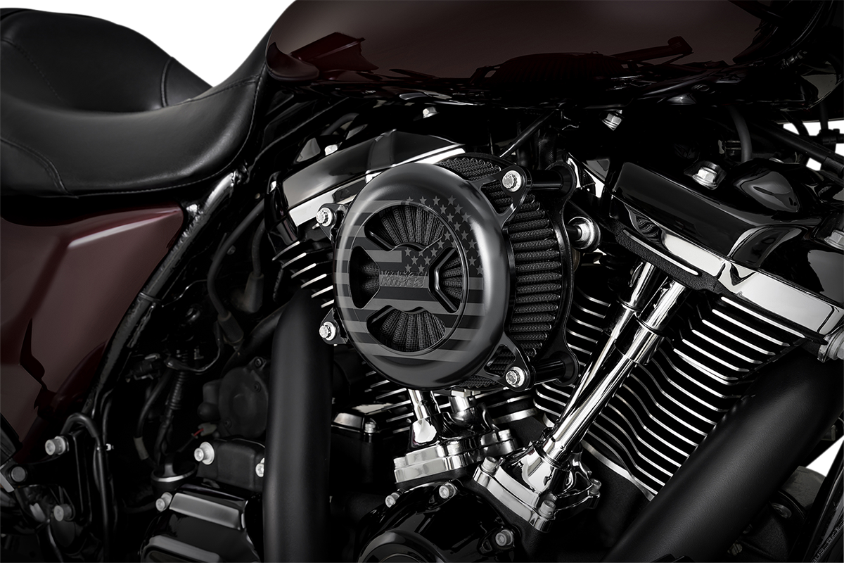 Vance & Hines VO2 America Air Cleaner - Freedom Black (Part 42045FG)
