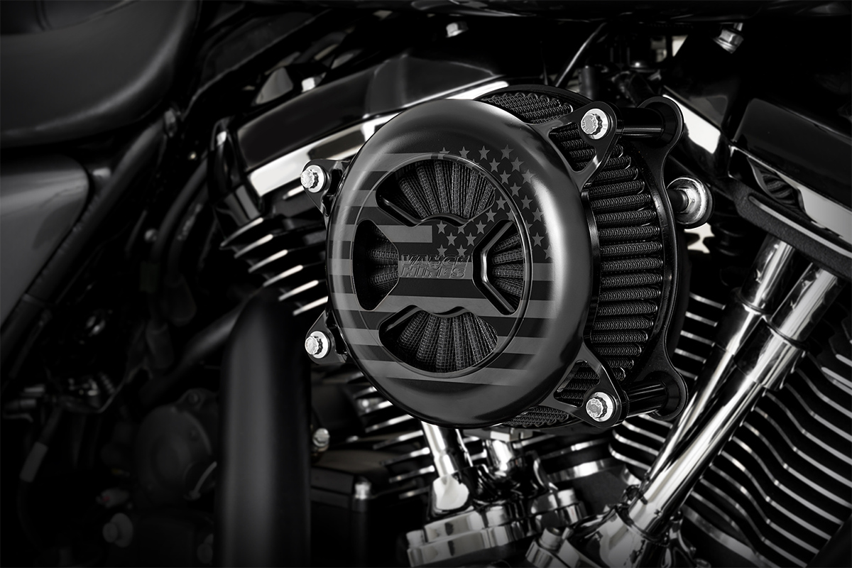 Vance & Hines VO2 America Air Cleaner - Freedom Black (Part 42045FG)