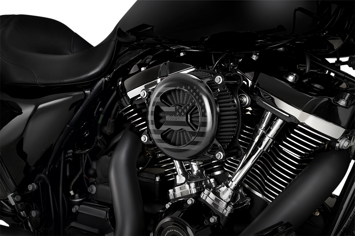 Vance & Hines VO2 America Air Cleaner - Freedom Black (Part 42045FG)