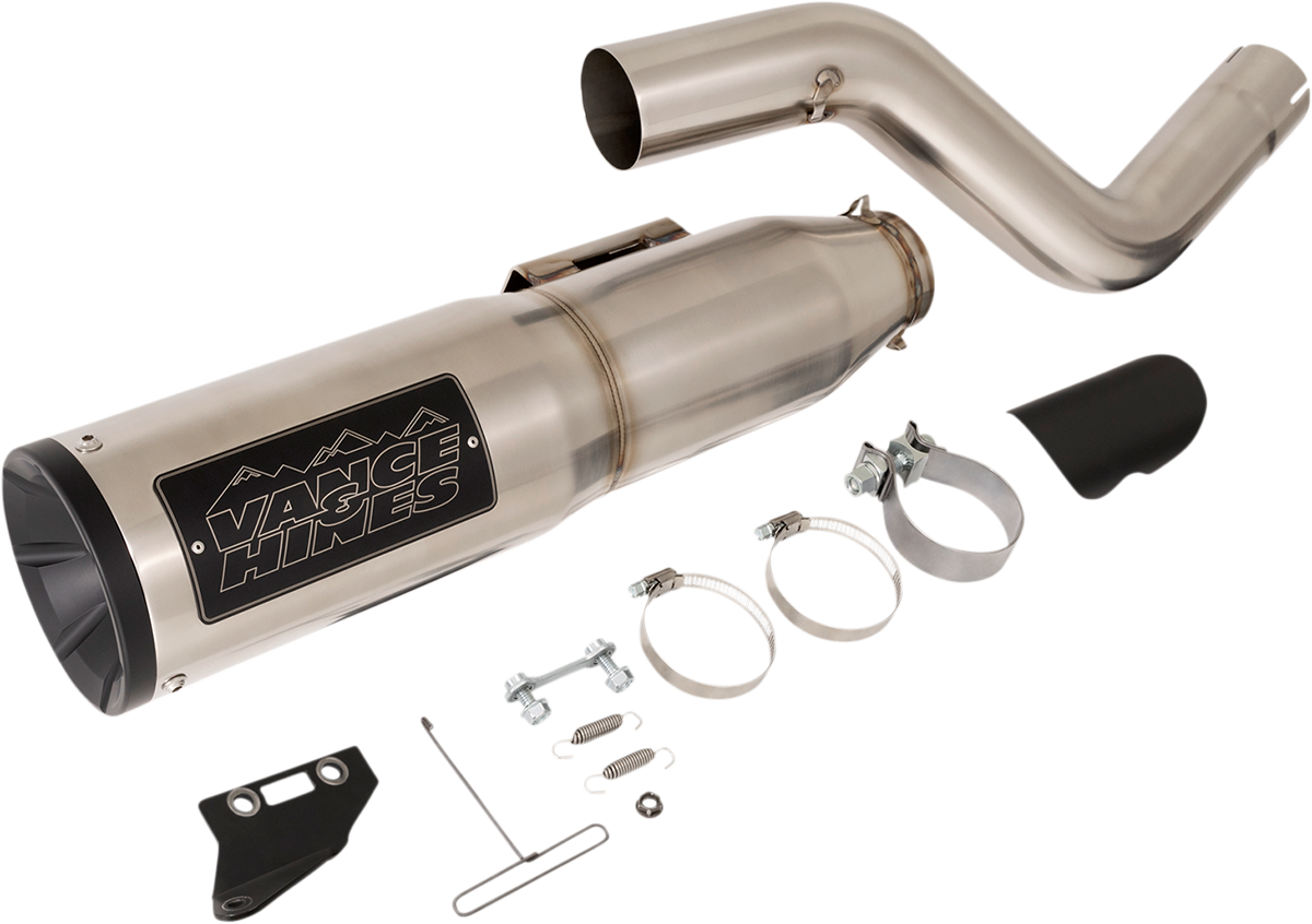 Vance & Hines Adventure Hi-Output 450 Slip-On Muffler for Revolution Max 1250 - Stainless Steel 16533