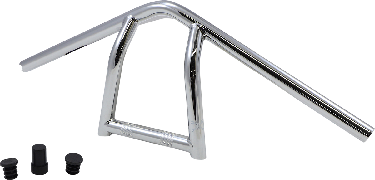 BURLY BRAND Jim Handlebar - 9" - Chrome B12-6040C