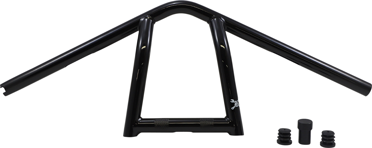 BURLY BRAND Jim Handlebar - 9" - Black B12-6040B