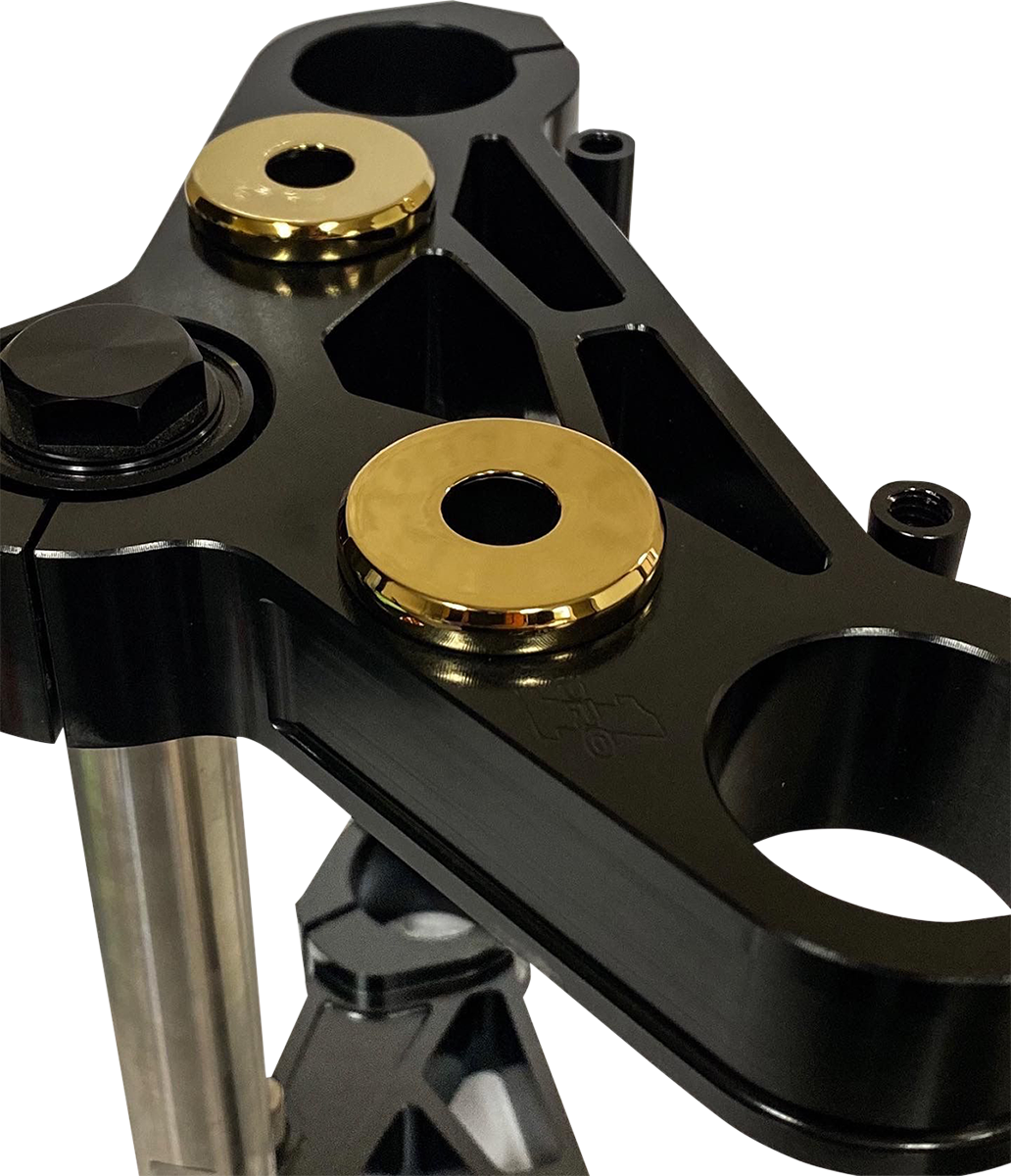 PRO-ONE PERF.MFG. Polyurethane Riser Bushing Kit - Gold Titanium Nitride 103070TIN