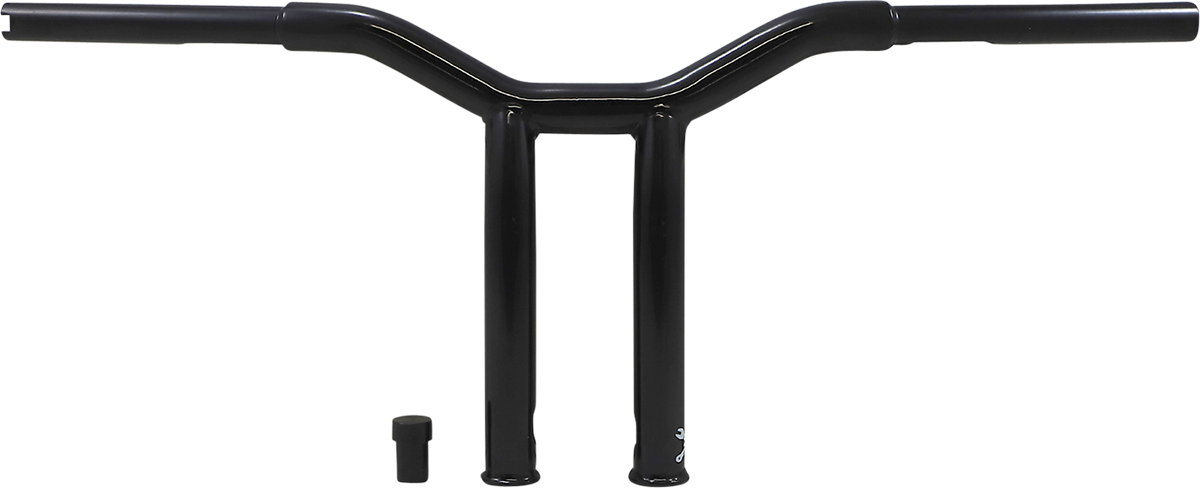 BURLY BRAND Dominator Handlebar - Raked - 10" - Black B12-6051B