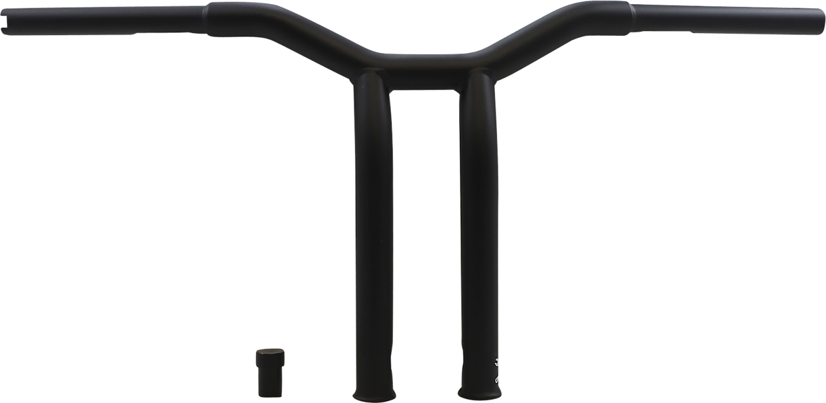 BURLY BRAND Dominator Handlebar - Raked - 12" - Matte Black B12-6052SB