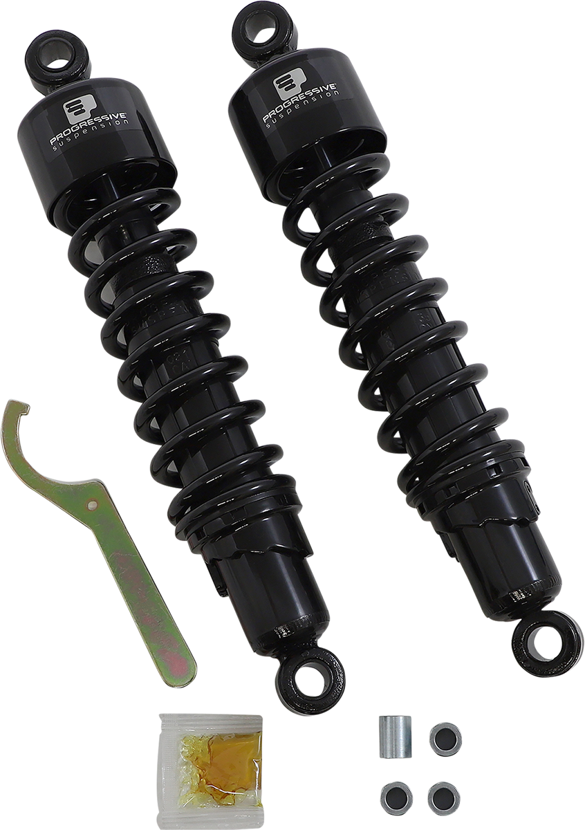 Progressive Suspension 412 Series Shock - 13.5 inch Heavy Duty for Cruiser and Touring Bikes