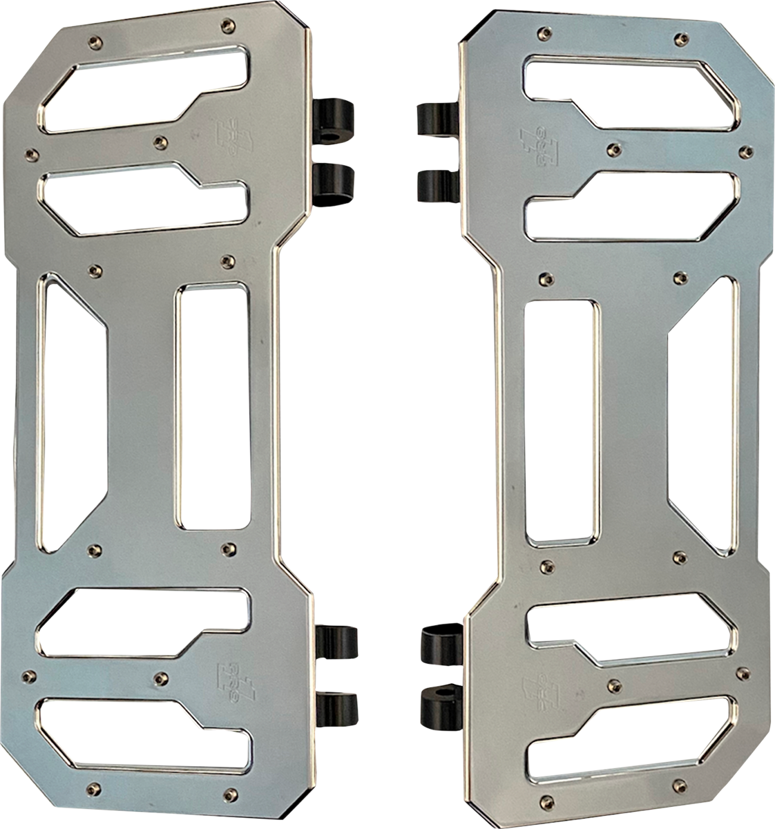 PRO-ONE PERF.MFG. Pro Board V1 Floorboards - Chrome 500770