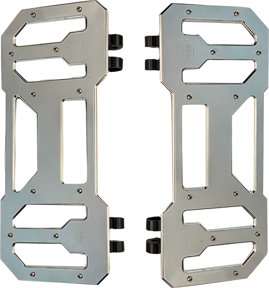 PRO-ONE PERF.MFG. Pro Board V1 Floorboards - Chrome 500770