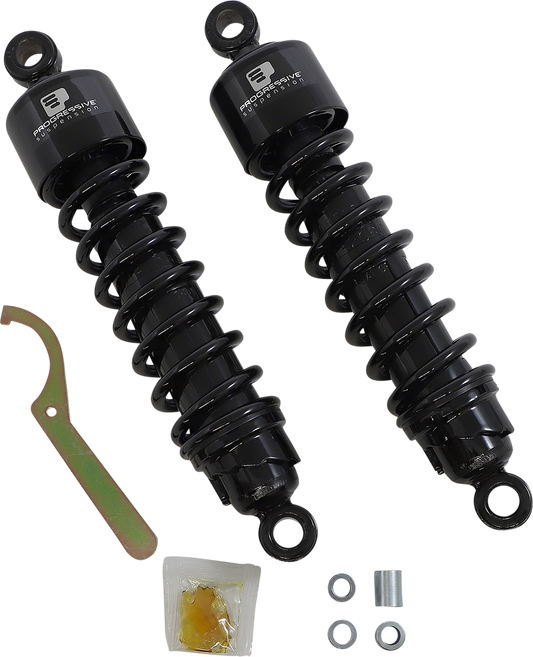 Progressive Suspension 412 Series Heavy Duty Shock for Cruiser and Touring Bikes - 12.5 inches