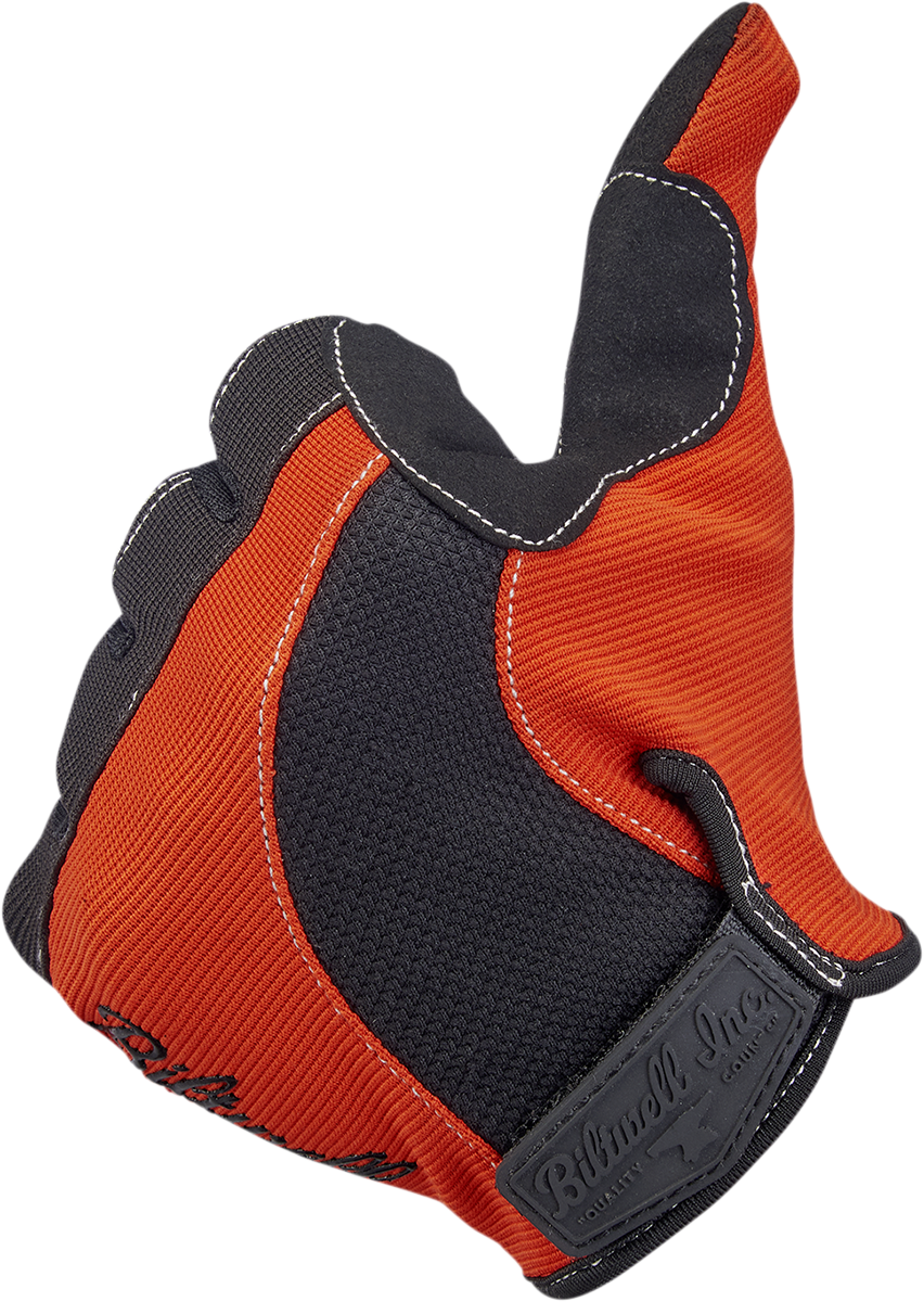 BILTWELL Moto Gloves - Orange/Black - XL 1501-0106-005