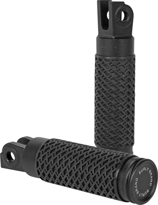 BURLY BRAND Slash Cut - Rider Foot Pegs - Black B13-1204B