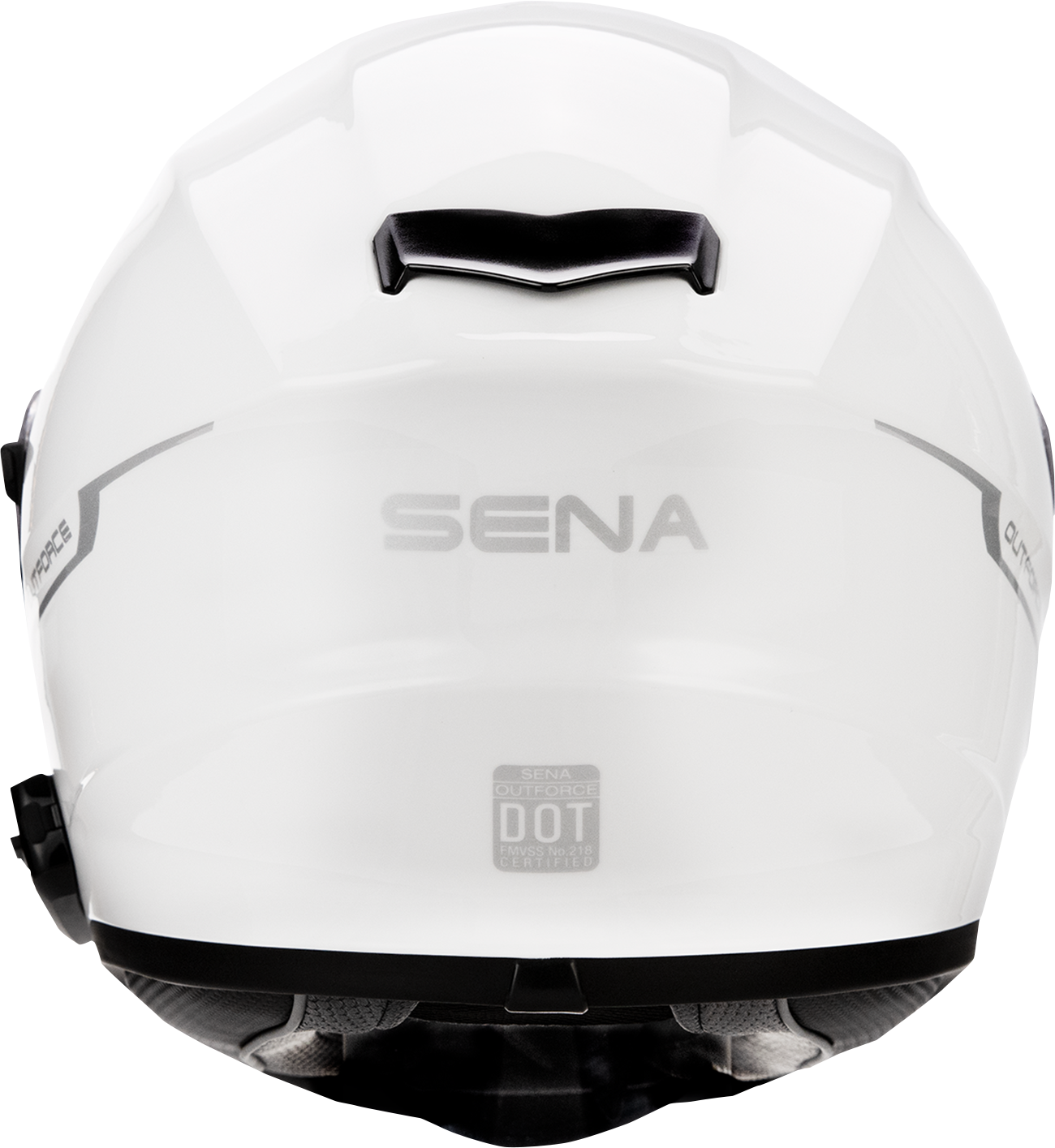 SENA OutForce Helmet Glossy White 2XL - Durable Motorcycle Helmet with Bluetooth 5.0 and Advanced Ventilation