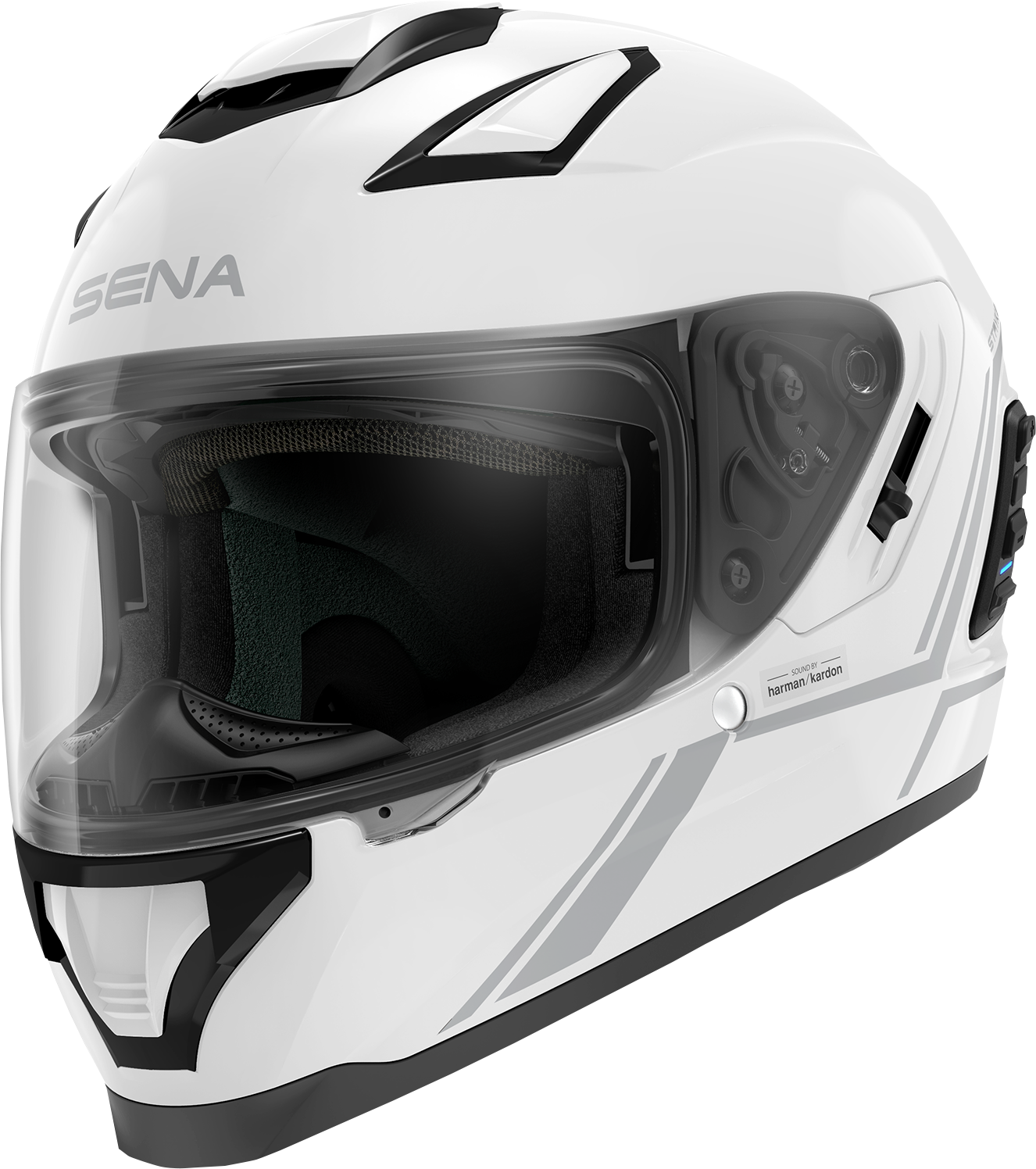 SENA Stryker Helmet - Glossy White Small STRYKER-GW00S1