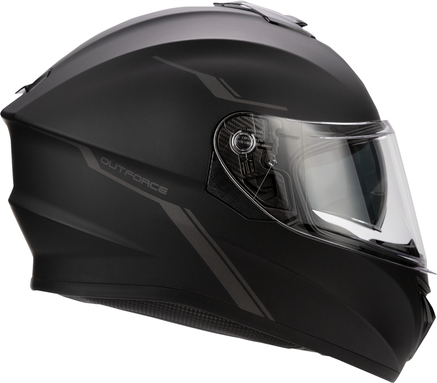 SENA OutForce Matte Black 2XL Helmet with Bluetooth 5.0 and Advanced Safety Features