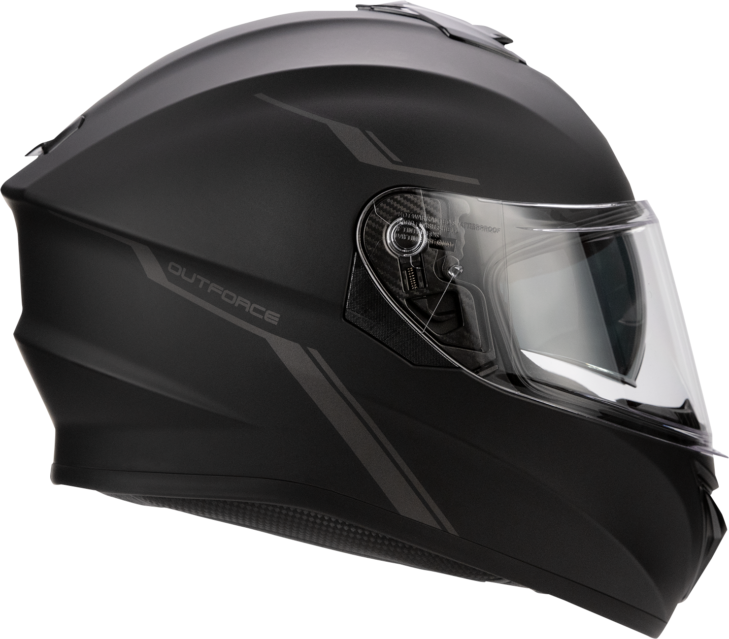 SENA OutForce Matte Black 2XL Helmet with Bluetooth 5.0 and Advanced Safety Features