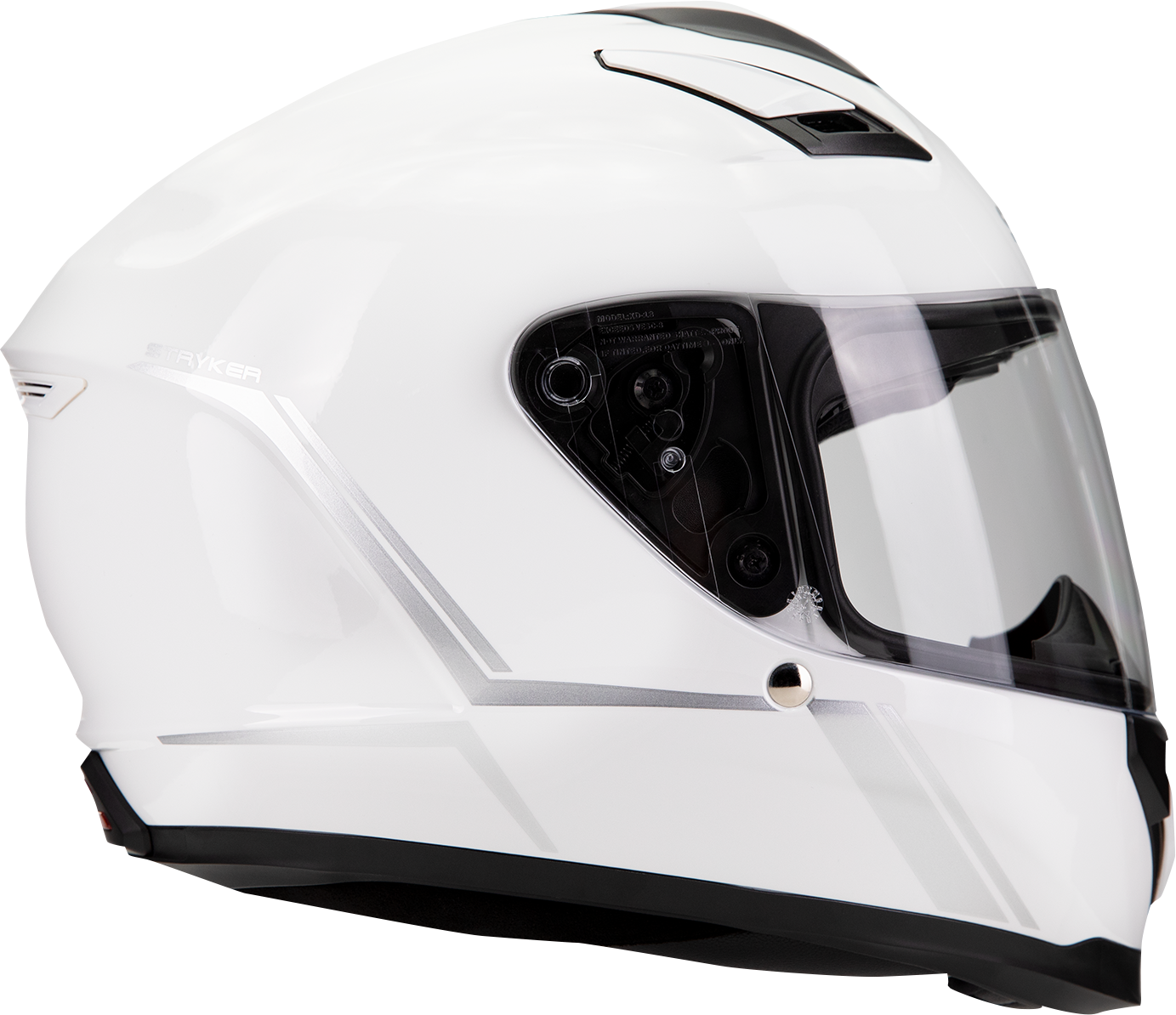 SENA Stryker Helmet - Glossy White, Medium (Part Number: STRYKER-GW00M1)