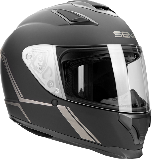SENA Stryker Helmet - Matte Black - Medium (Part Number: STRYKER-MB00M1)