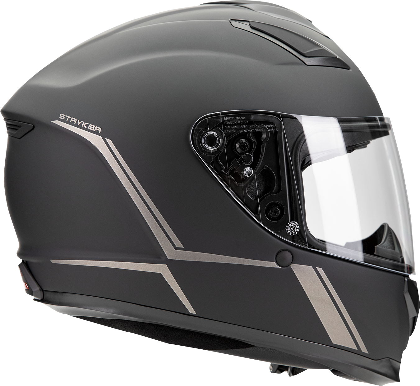 SENA Stryker Helmet - Matte Black - Medium (Part Number: STRYKER-MB00M1)