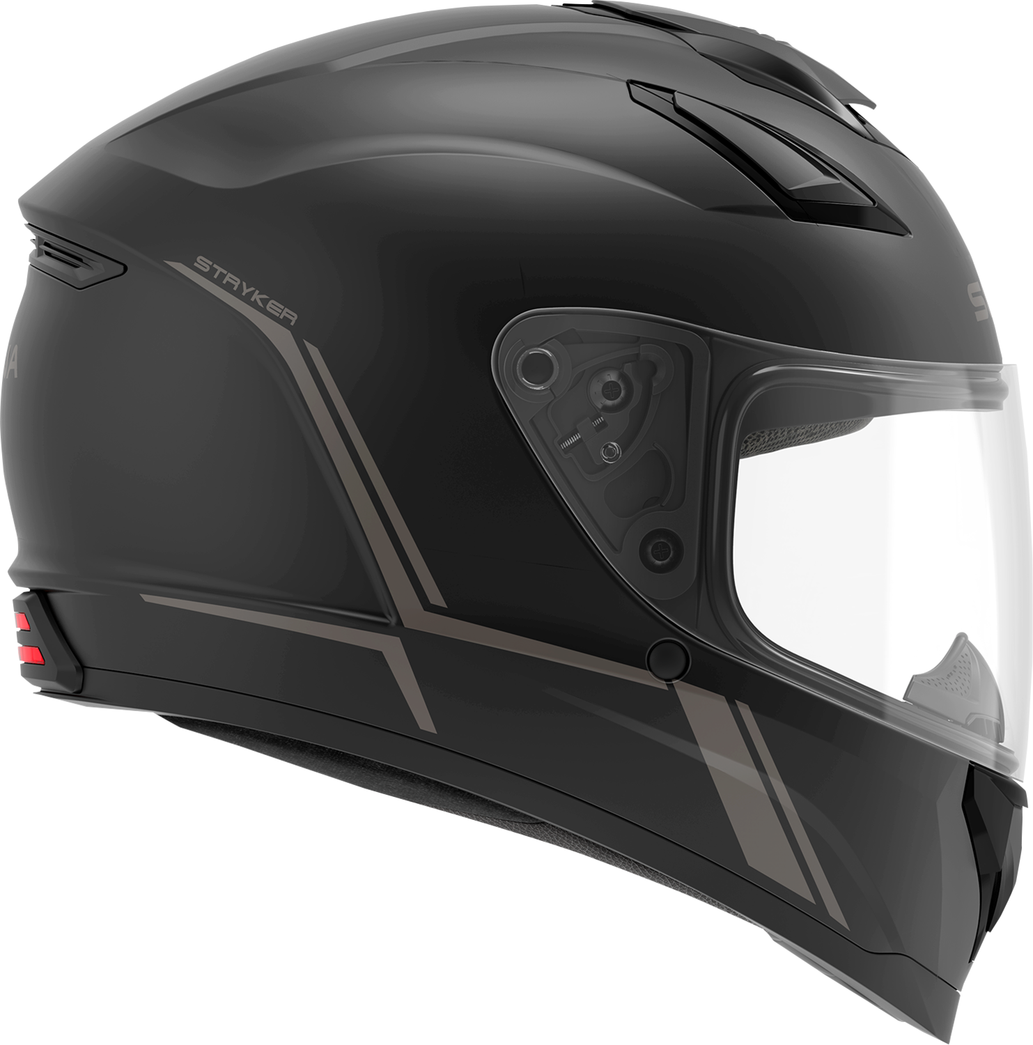 SENA Stryker Helmet - Matte Black - Medium (Part Number: STRYKER-MB00M1)