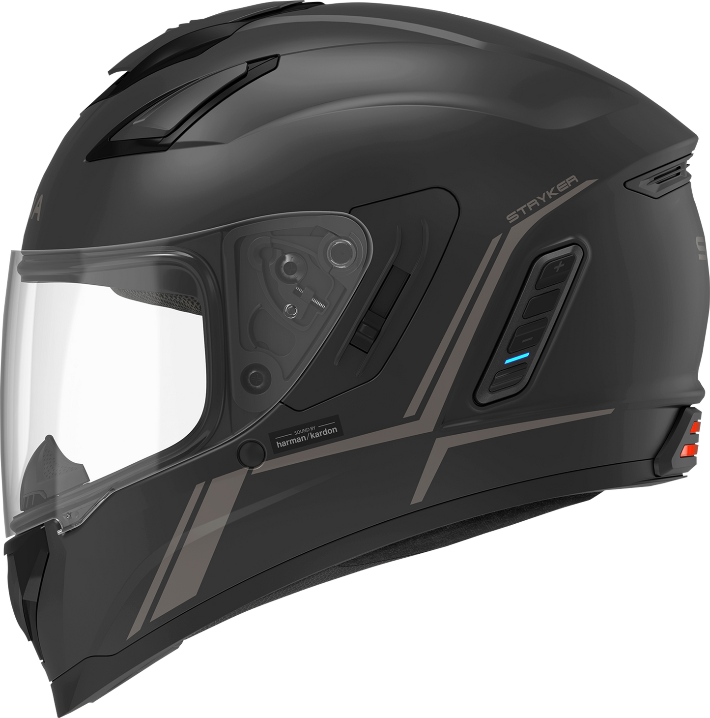 SENA Stryker Helmet - Matte Black - Medium (Part Number: STRYKER-MB00M1)