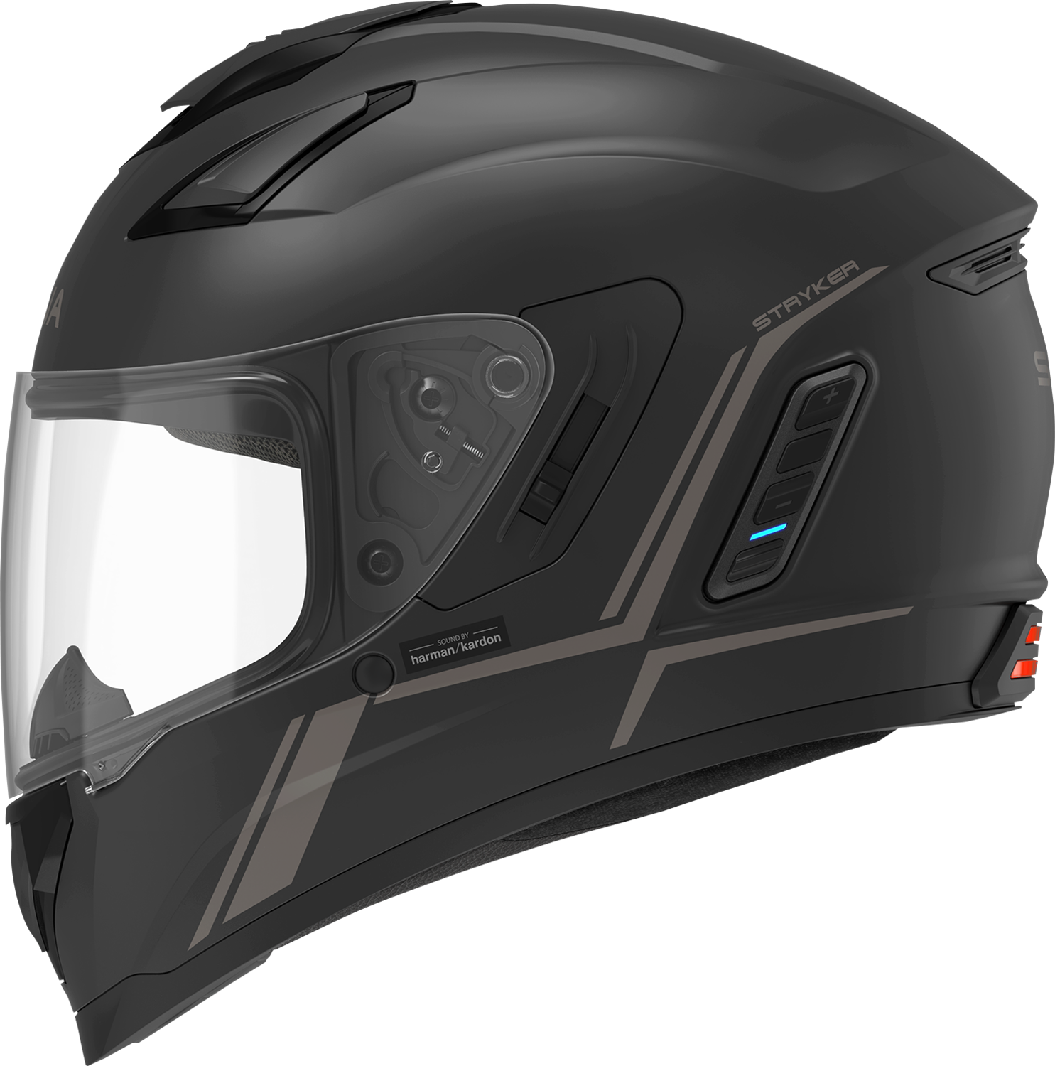 SENA Stryker Helmet - Matte Black - Medium (Part Number: STRYKER-MB00M1)