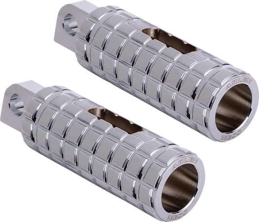 ARLEN NESS Foot Pegs - Driver - Chrome 400-037