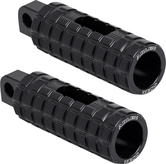 ARLEN NESS Foot Pegs - Driver - Black 400-036