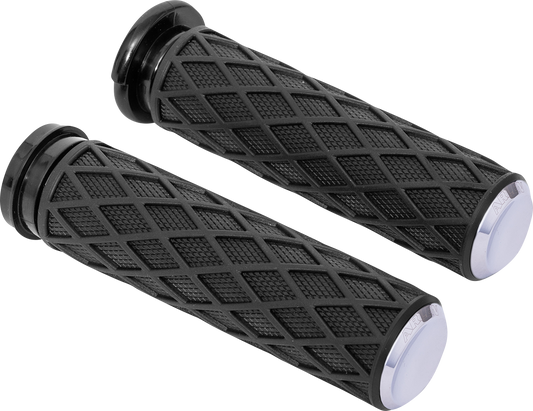 ARLEN NESS Diamond Grips - TBW - Chrome 500-008