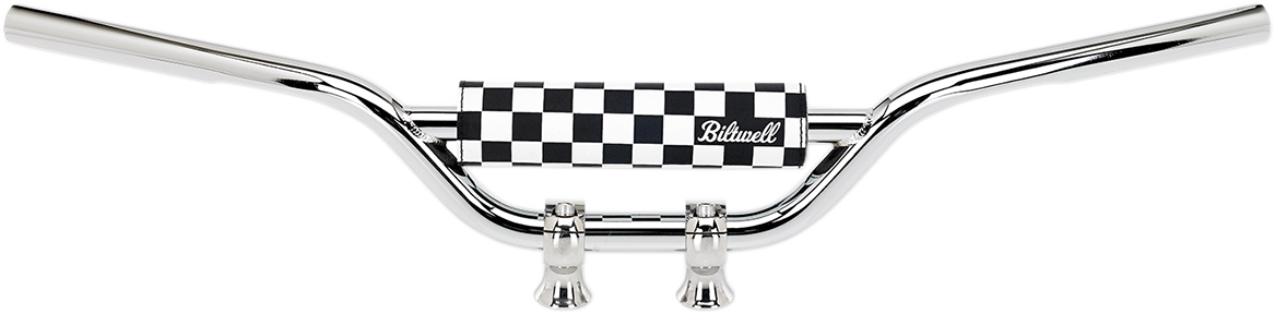 BILTWELL Reversible Moto Handlebar Pad - Checker 6901-650