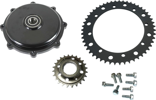 DRAG SPECIALTIES Conversion Sprocket Kit - Chrome - M8 Touring/Trike 201408