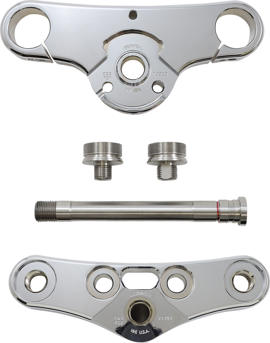 HAWG HALTERS Triple Tree - 49 mm - Chrome 49WGCR3-ST18
