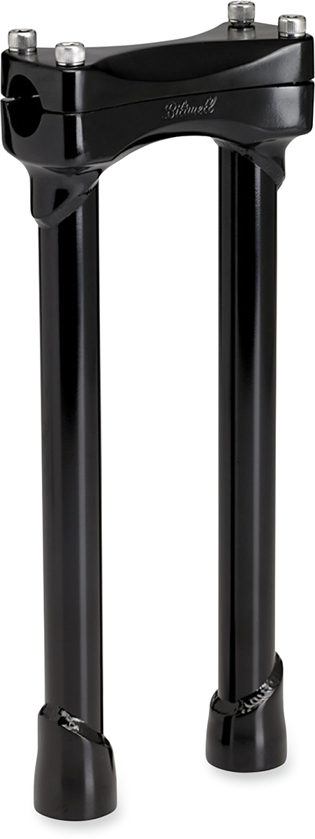 BILTWELL Murdock Handlebar Risers - 12" - Black 6403-201-12