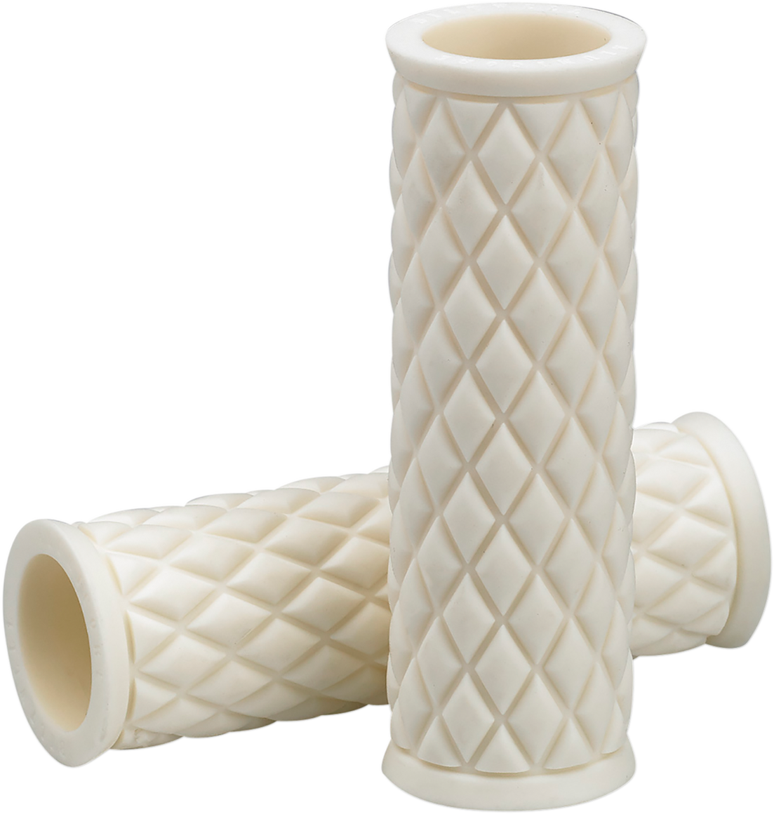 BILTWELL Alumicore Grips - Replacement - White 6706-0201