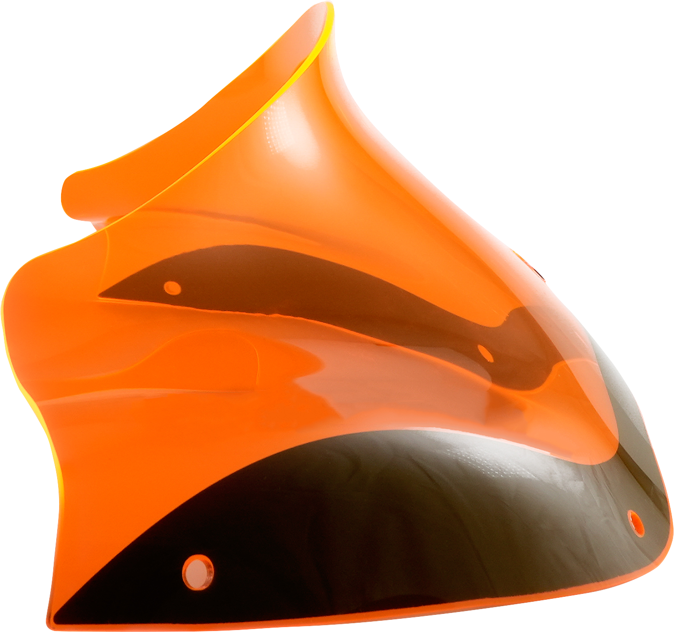 KLOCK WERKS Kolor Flare™ Windshield - 8" - Orange Ice - FLTR KWW-01-0623