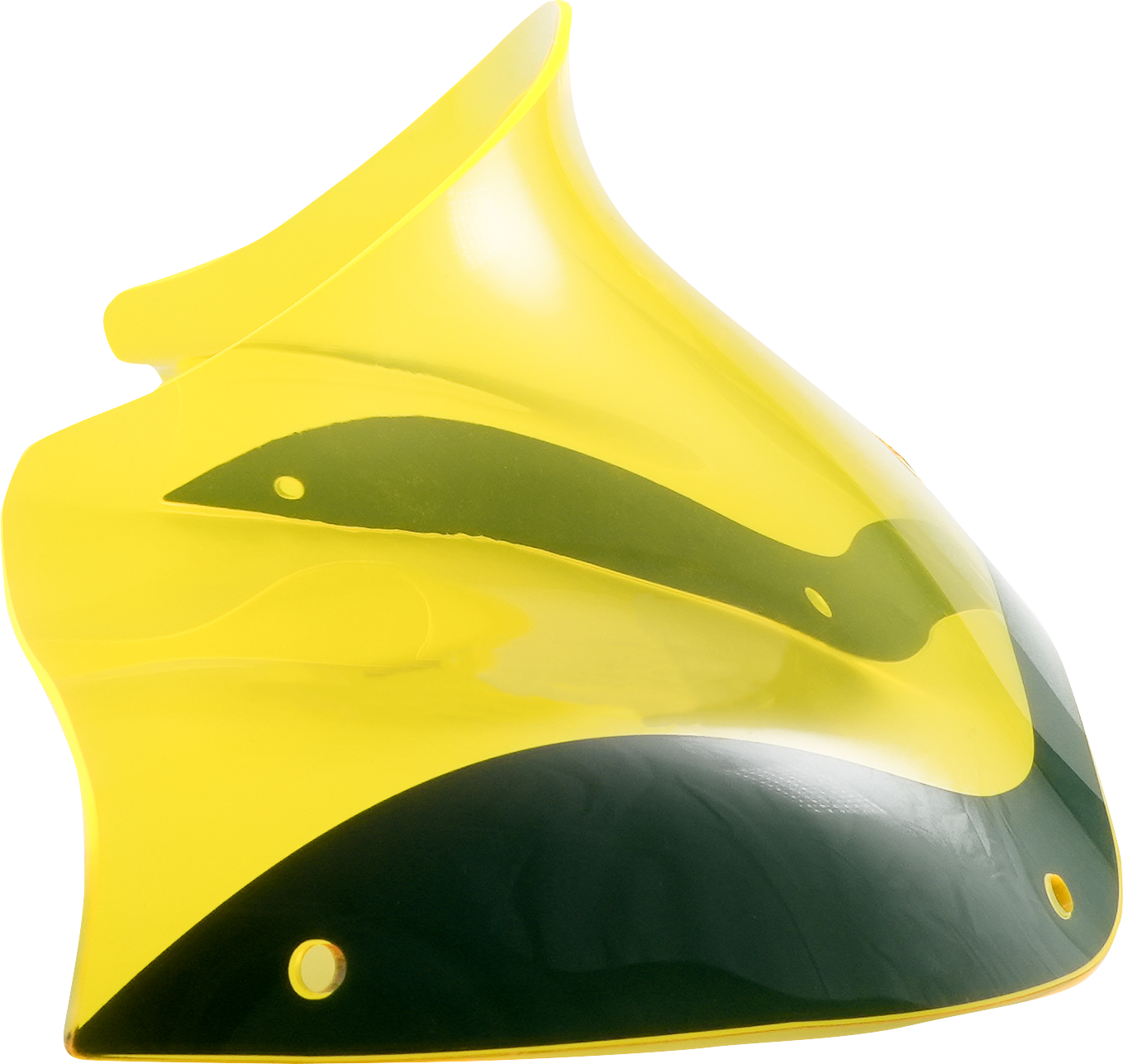 KLOCK WERKS Kolor Flare™ Windshield - 8" - Yellow Ice - FLTR KWW-01-0624