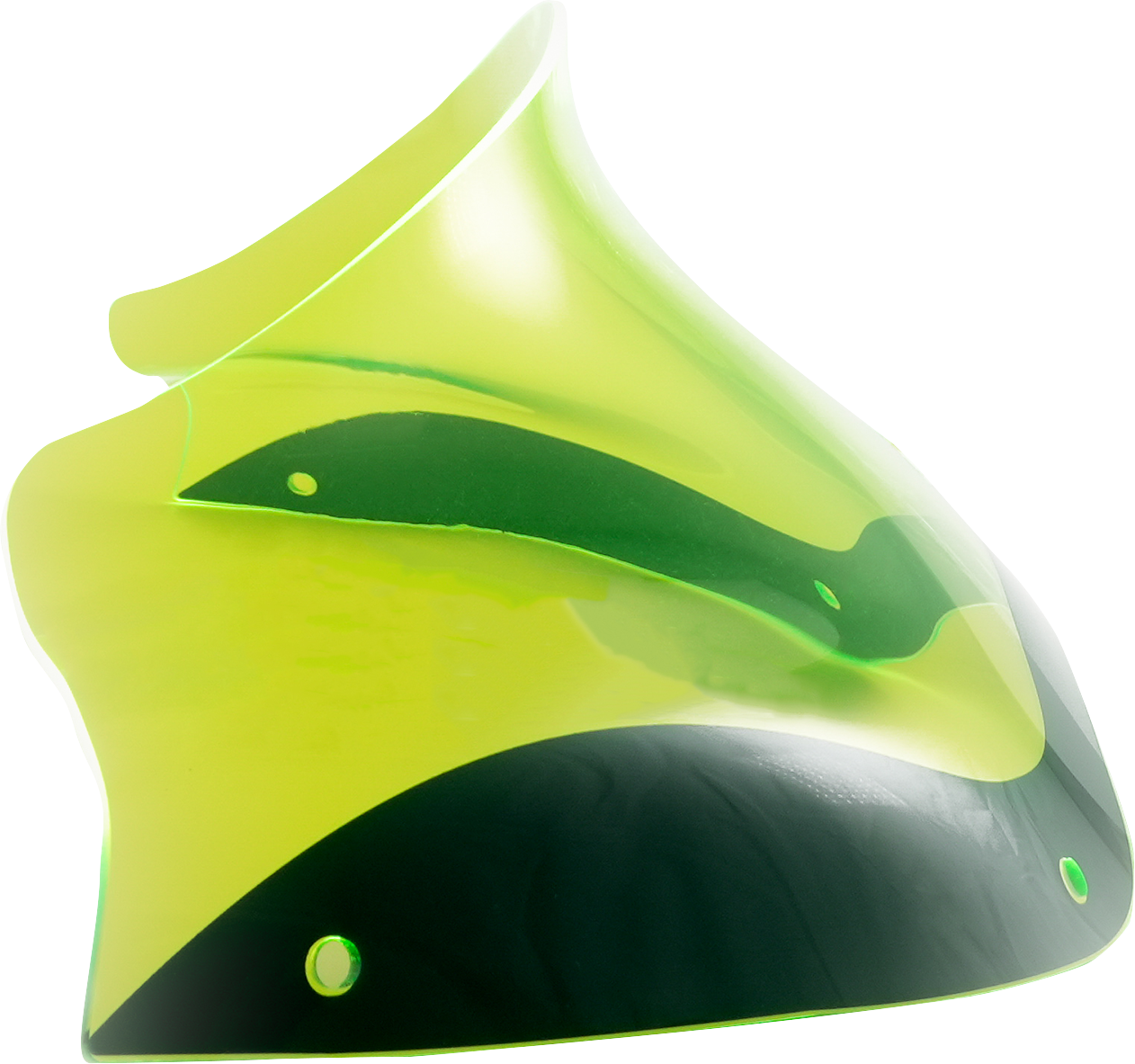KLOCK WERKS Kolor Flare™ Windshield - 8" - Green Ice - FLTR KWW-01-0626