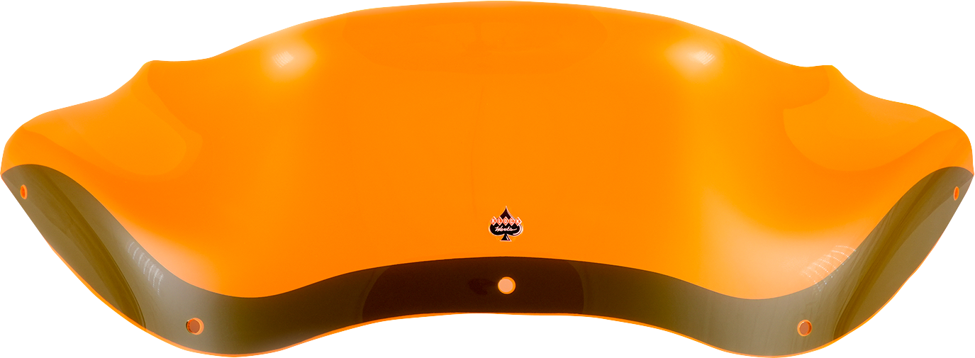 KLOCK WERKS Kolor Flare™ Windshield - 8" - Orange Ice - FLTR KWW-01-0623