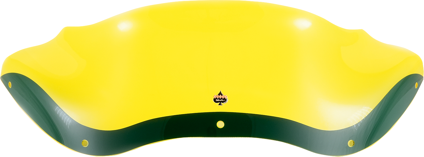 KLOCK WERKS Kolor Flare™ Windshield - 8" - Yellow Ice - FLTR KWW-01-0624