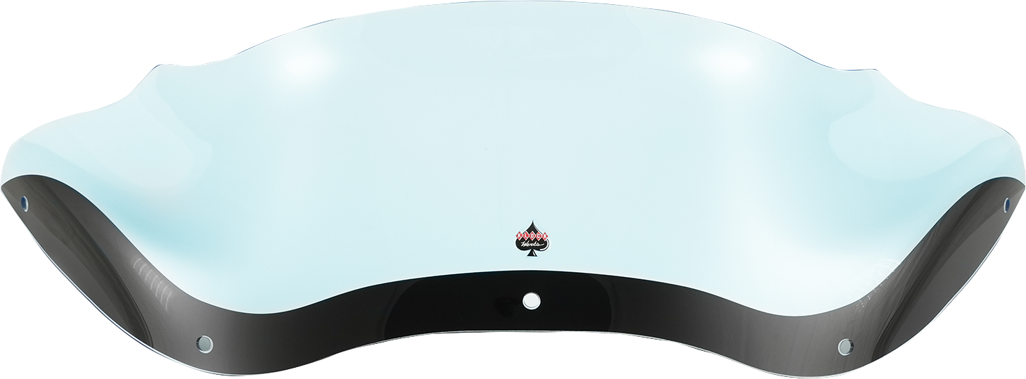 KLOCK WERKS Kolor Flare™ Windshield - 8" - Blue Ice - FLTR KWW-01-0627