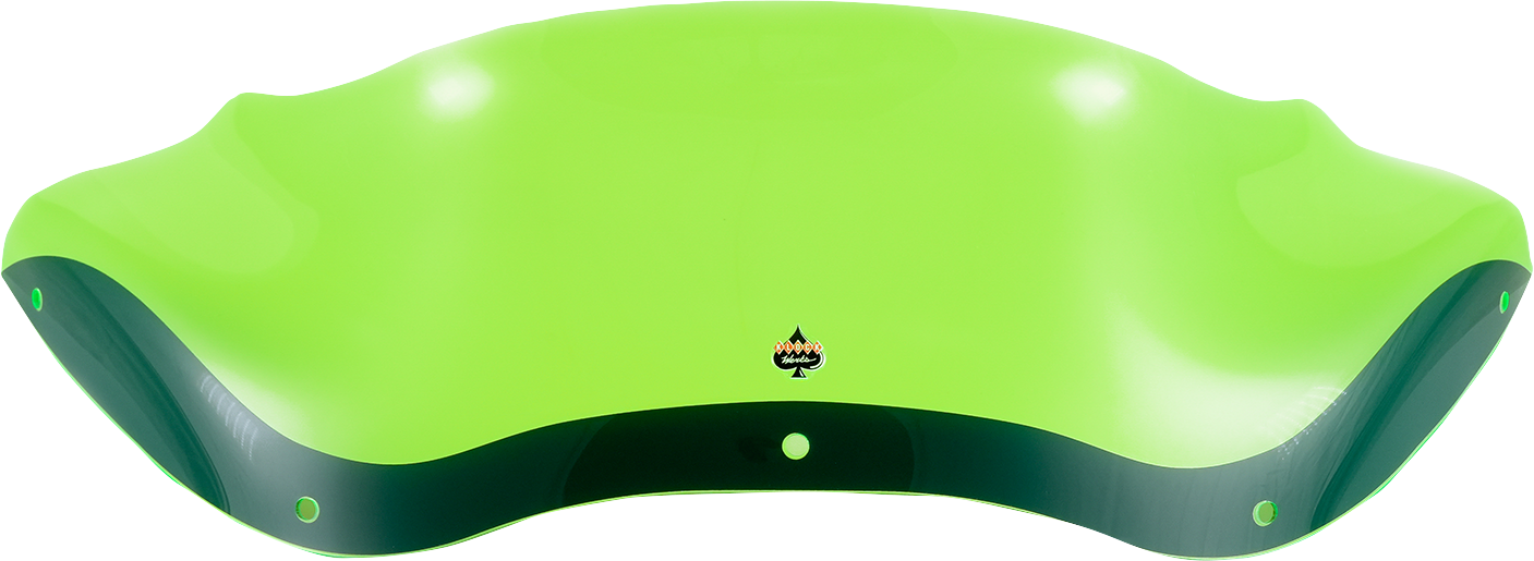 KLOCK WERKS Kolor Flare™ Windshield - 8" - Green Ice - FLTR KWW-01-0626