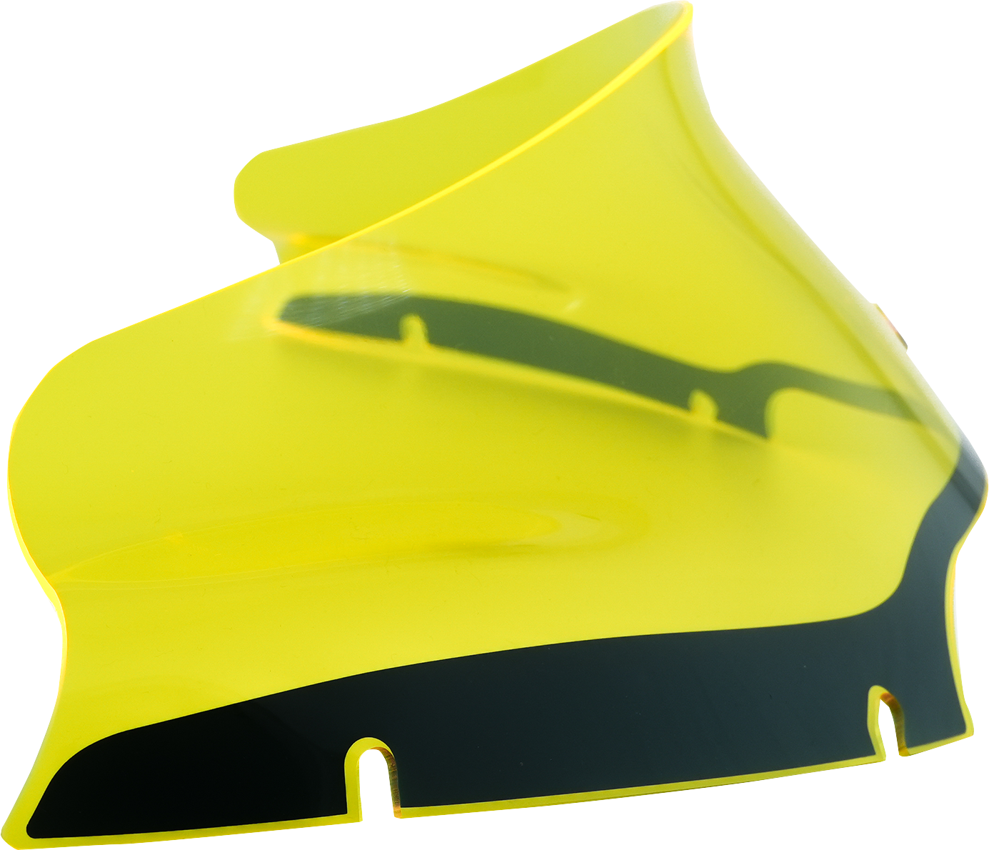 KLOCK WERKS Kolor Flare™ Windshield - 6" - Yellow Ice - FLTR KWW-01-0629