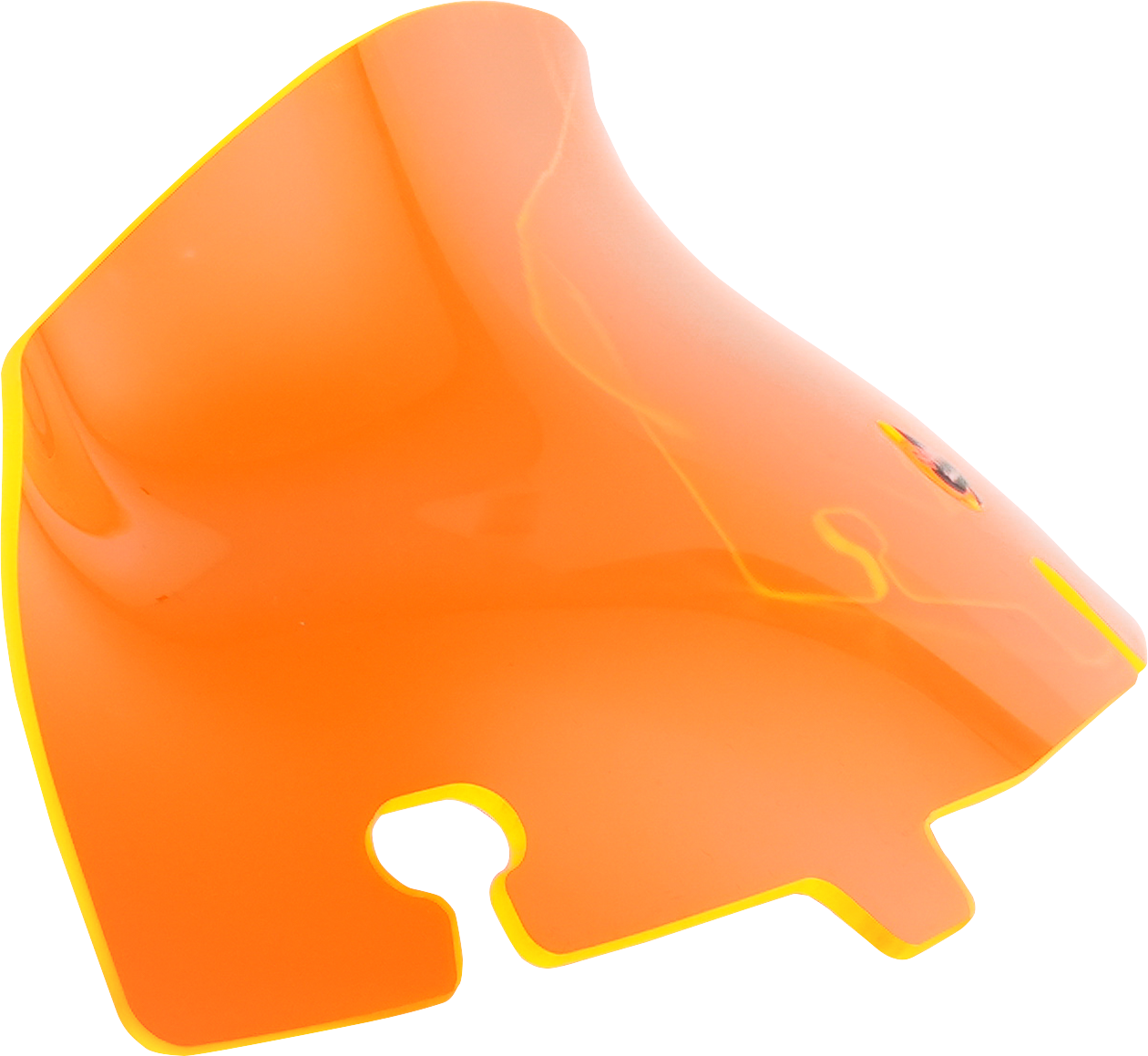 KLOCK WERKS Kolor Flare™ Windshield - 4" - Orange Ice - FLH KWW-01-0648