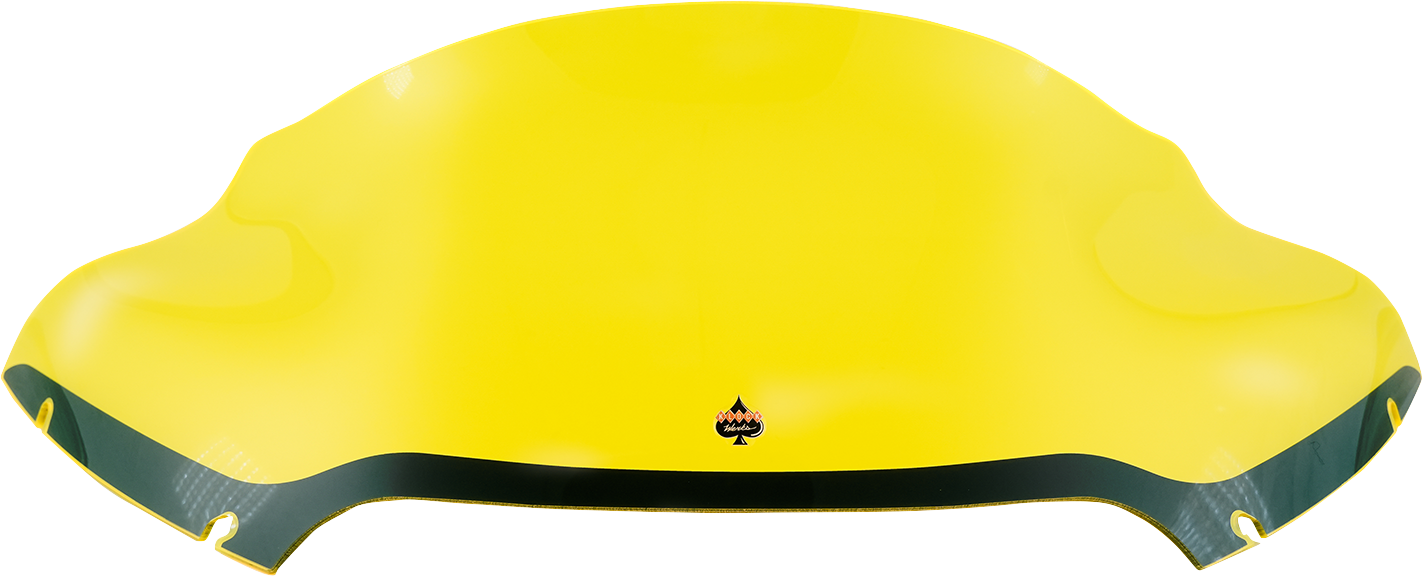 KLOCK WERKS Kolor Flare™ Windshield - 9" - Yellow Ice - FLTR KWW-01-0634