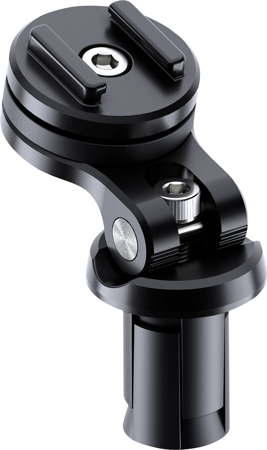 SP CONNECT Moto Stem Mount for Supersport Motorbikes - Model 53214, Black